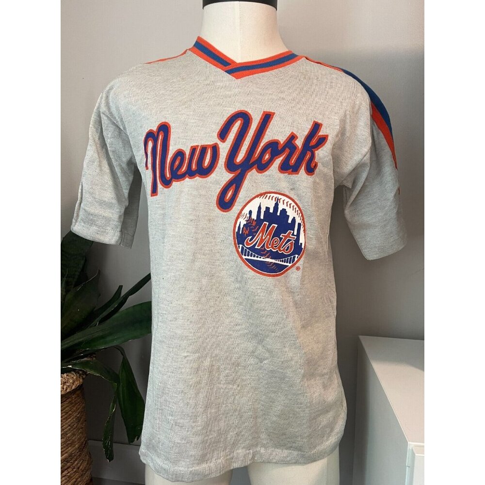 Vintage NOS w/tags 1980's New York Mets baseball jersey Garan Made in the USA